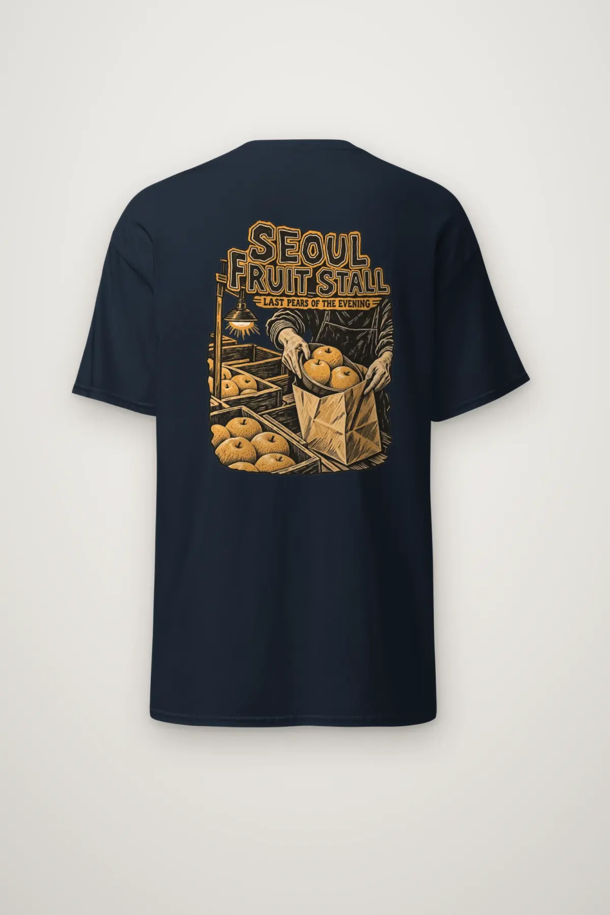 "Seoul Fruit Stall" Heavyweight Unisex Crewneck T-shirt