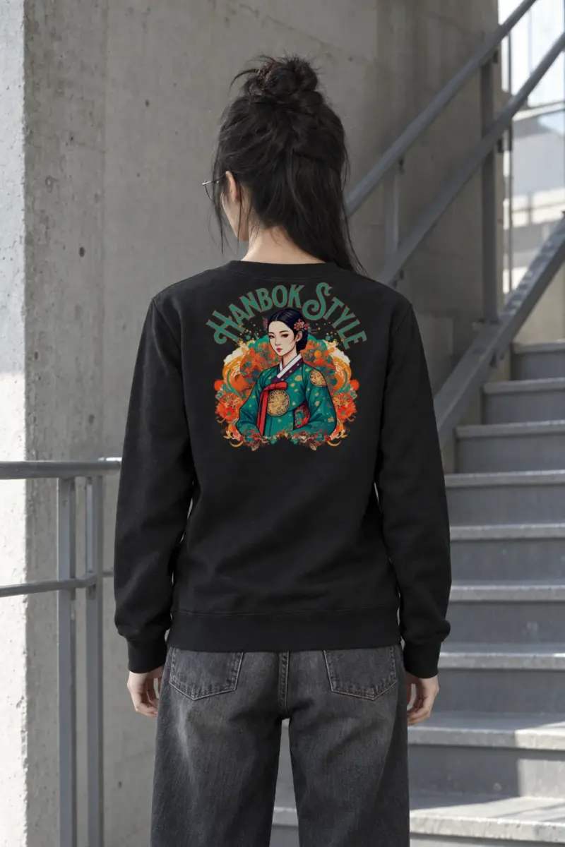 "Seoul Garden Reverie" Heavy Blend Unisex Crewneck Sweatshirt
