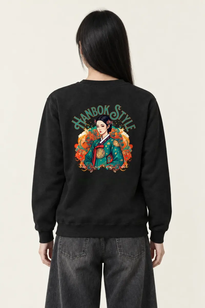 "Seoul Garden Reverie" Heavy Blend Unisex Crewneck Sweatshirt