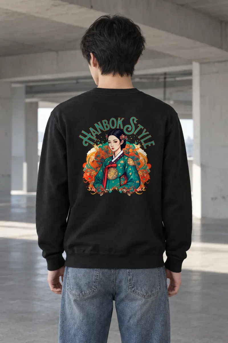 "Seoul Garden Reverie" Heavy Blend Unisex Crewneck Sweatshirt