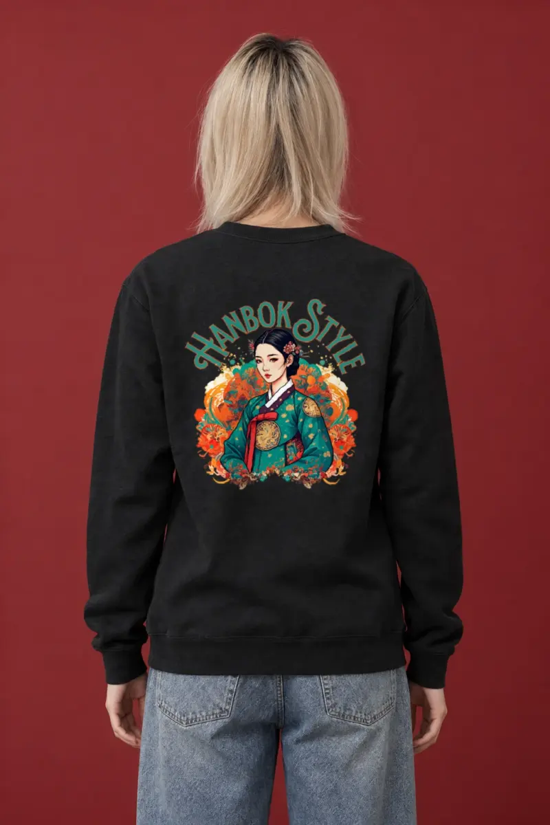 "Seoul Garden Reverie" Heavy Blend Unisex Crewneck Sweatshirt