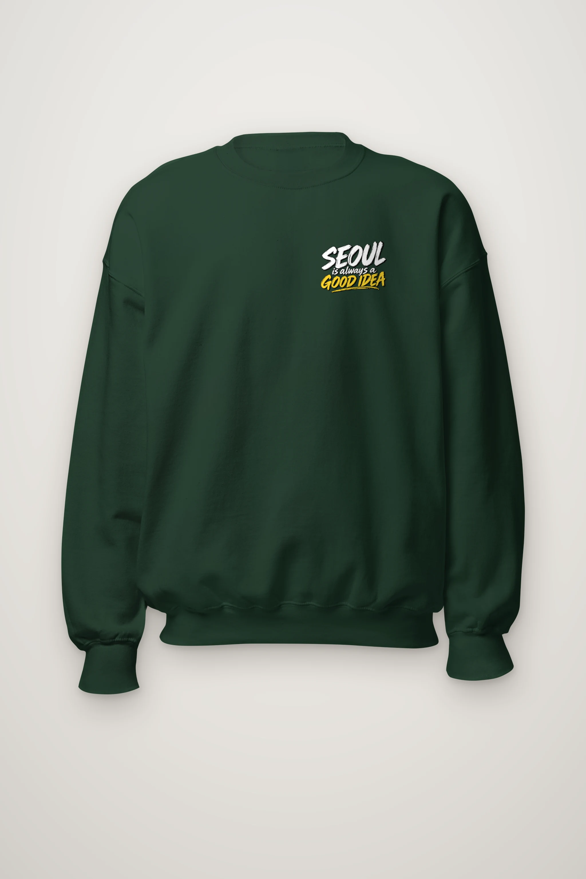 "Seoul Good Idea" Heavy Blend Unisex Crewneck Sweatshirt