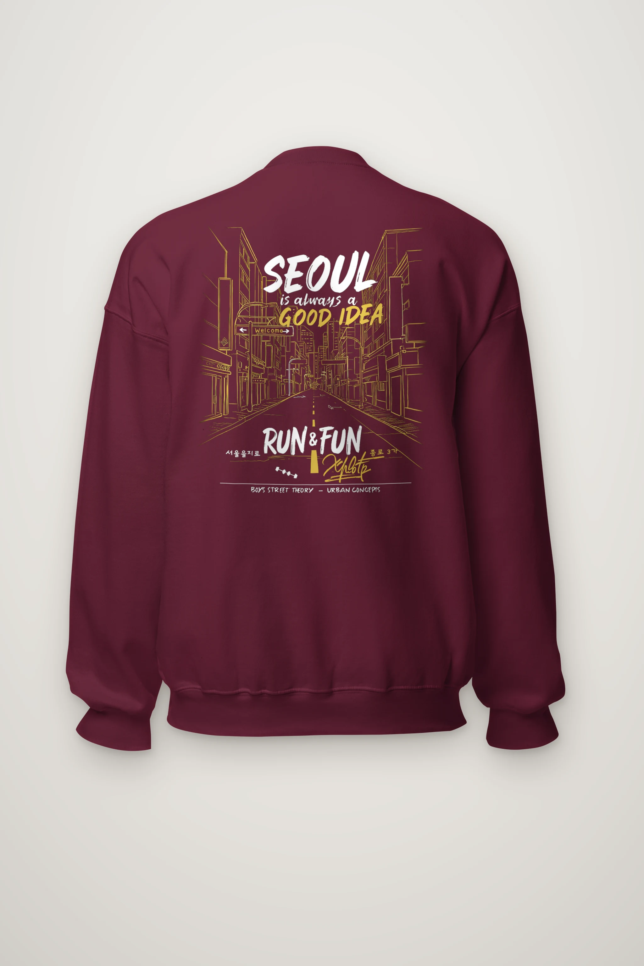 "Seoul Good Idea" Heavy Blend Unisex Crewneck Sweatshirt