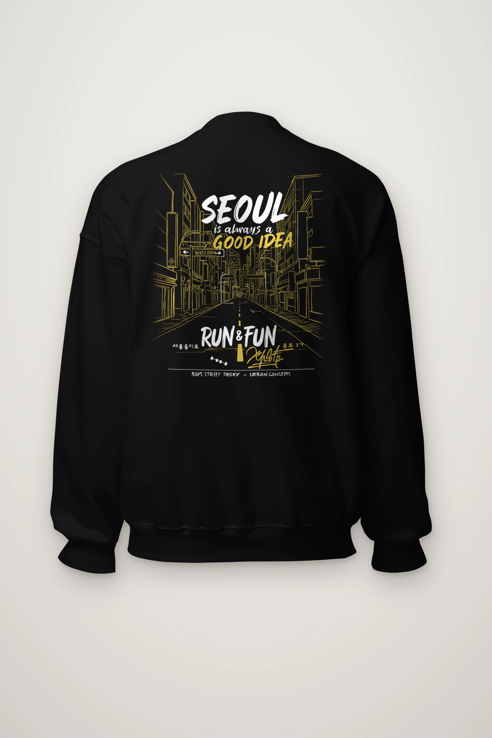 "Seoul Good Idea" Heavy Blend Unisex Crewneck Sweatshirt