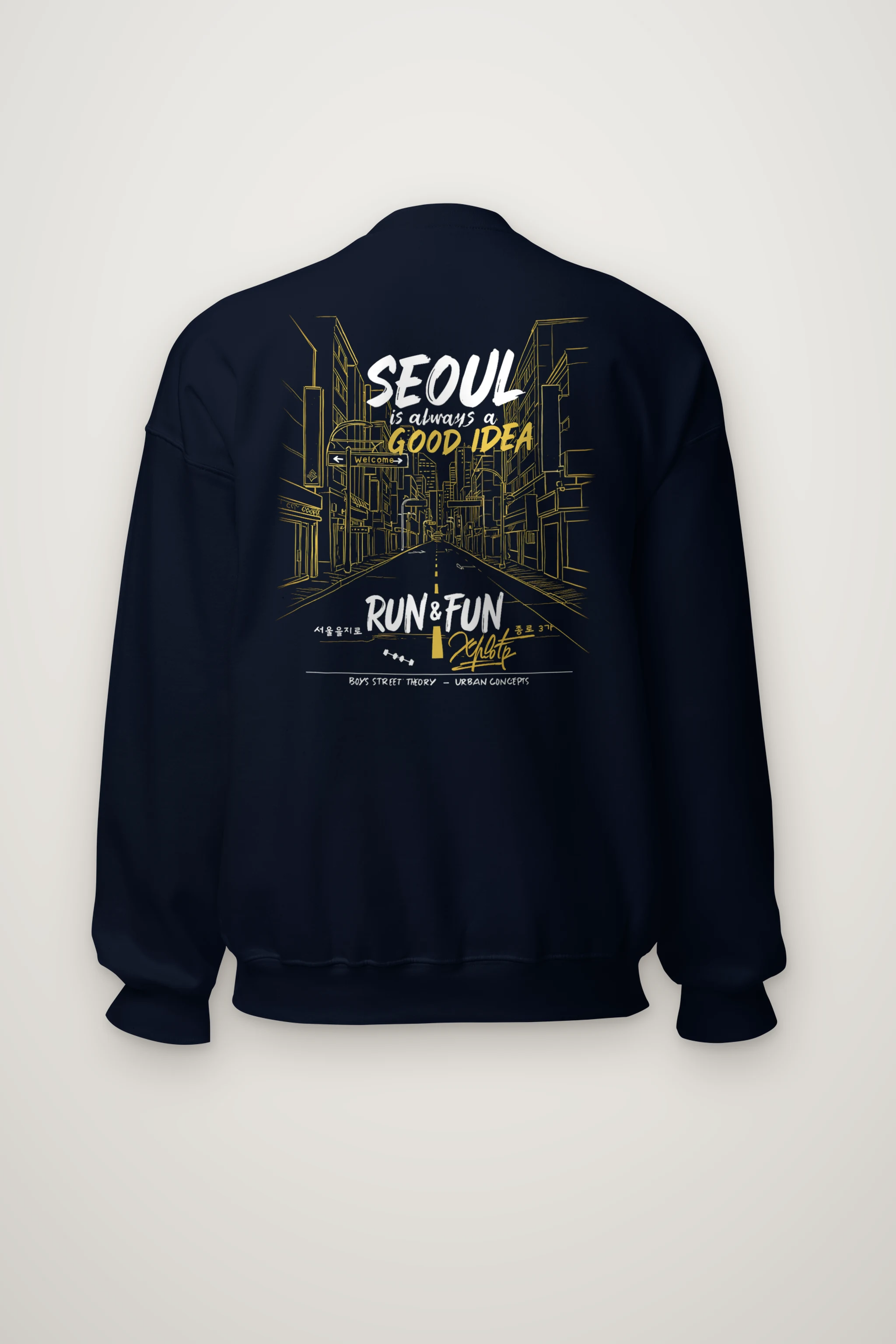 "Seoul Good Idea" Heavy Blend Unisex Crewneck Sweatshirt