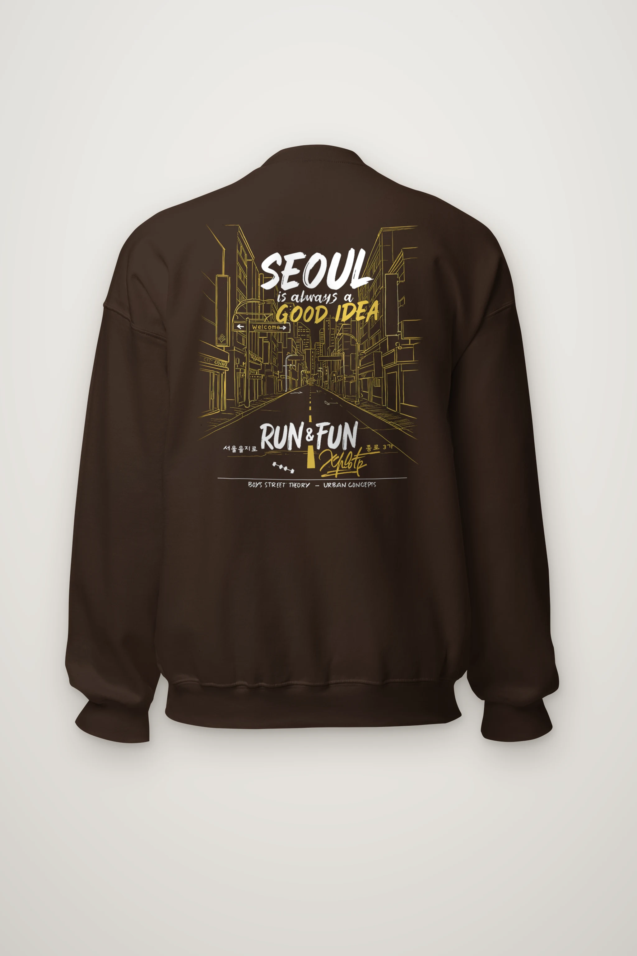 "Seoul Good Idea" Heavy Blend Unisex Crewneck Sweatshirt