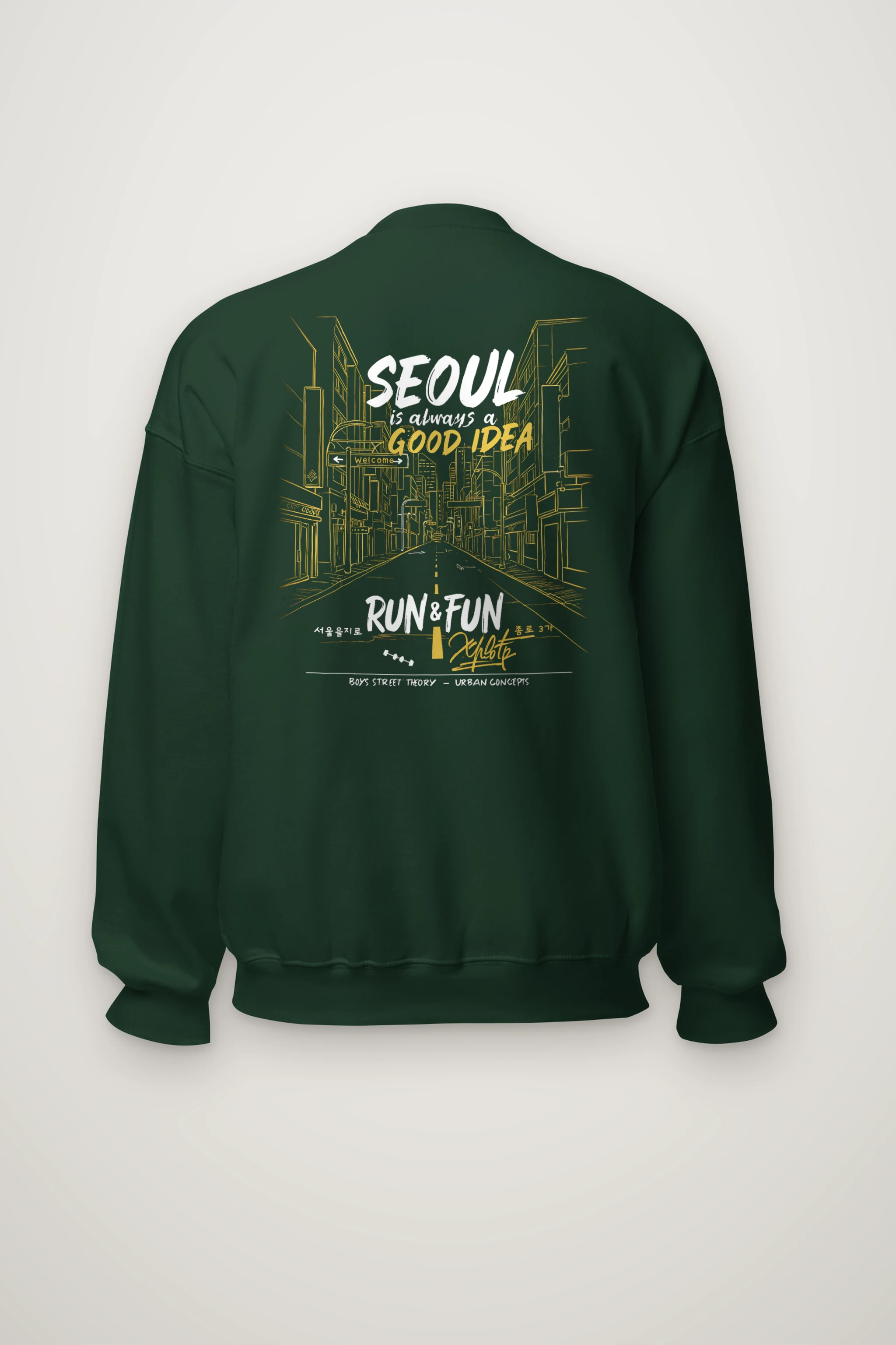 "Seoul Good Idea" Heavy Blend Unisex Crewneck Sweatshirt