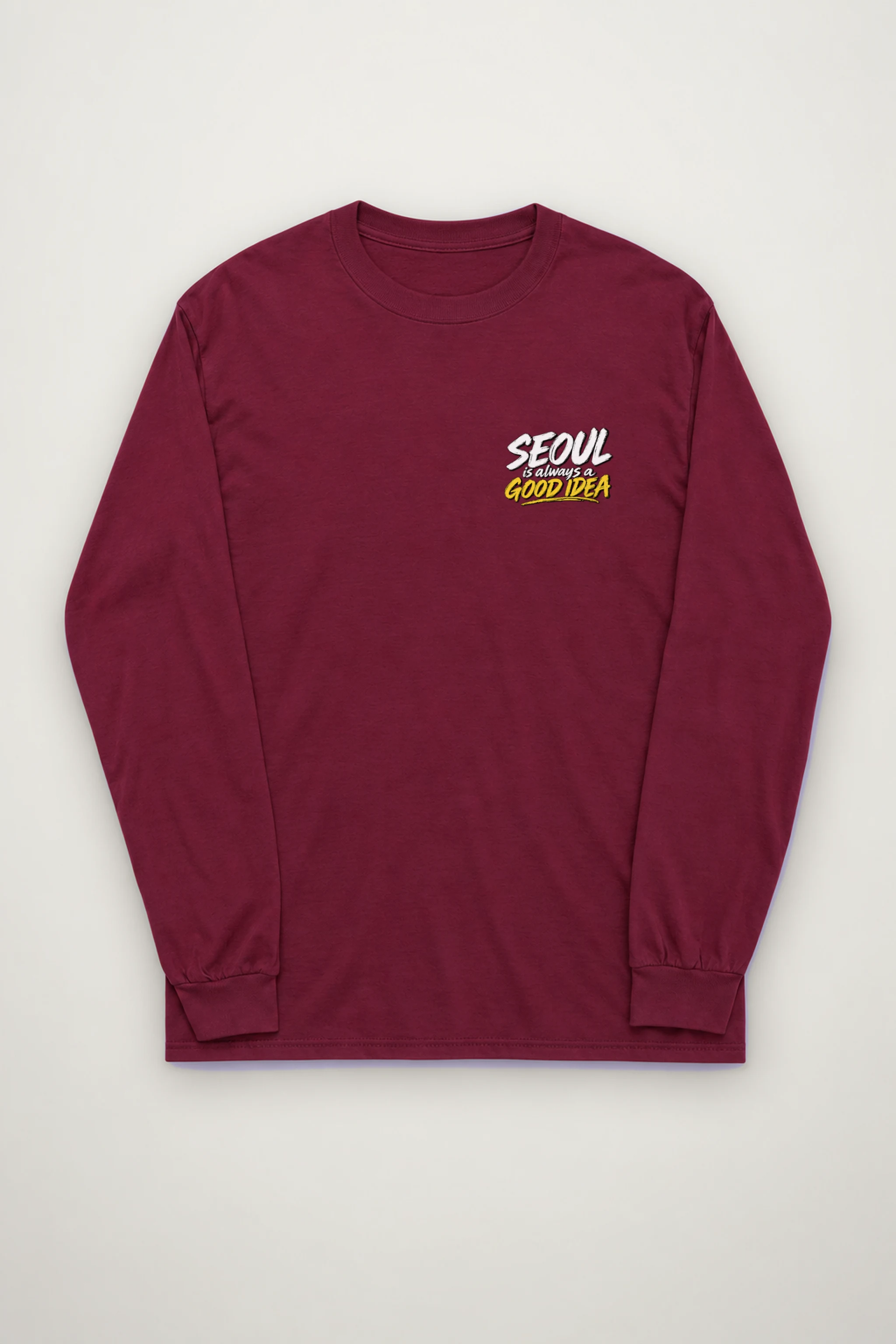 "Seoul Good Idea" Unisex Longsleeve T-shirt