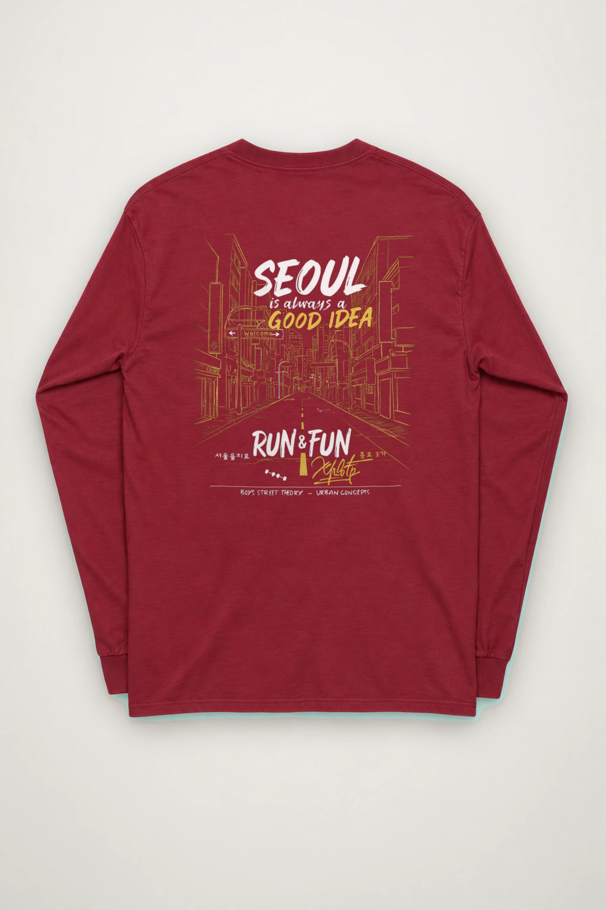 "Seoul Good Idea" Unisex Longsleeve T-shirt