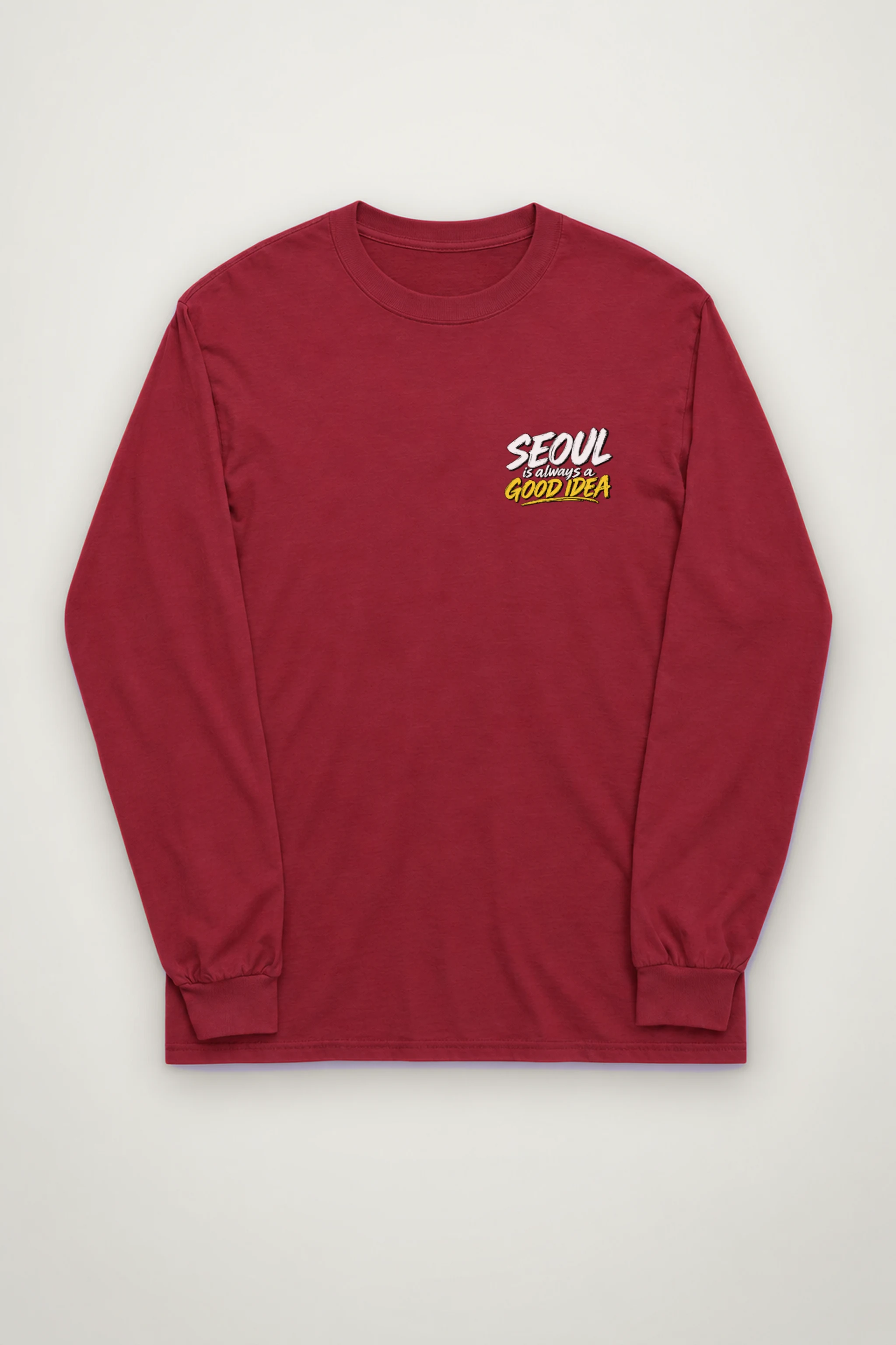 "Seoul Good Idea" Unisex Longsleeve T-shirt