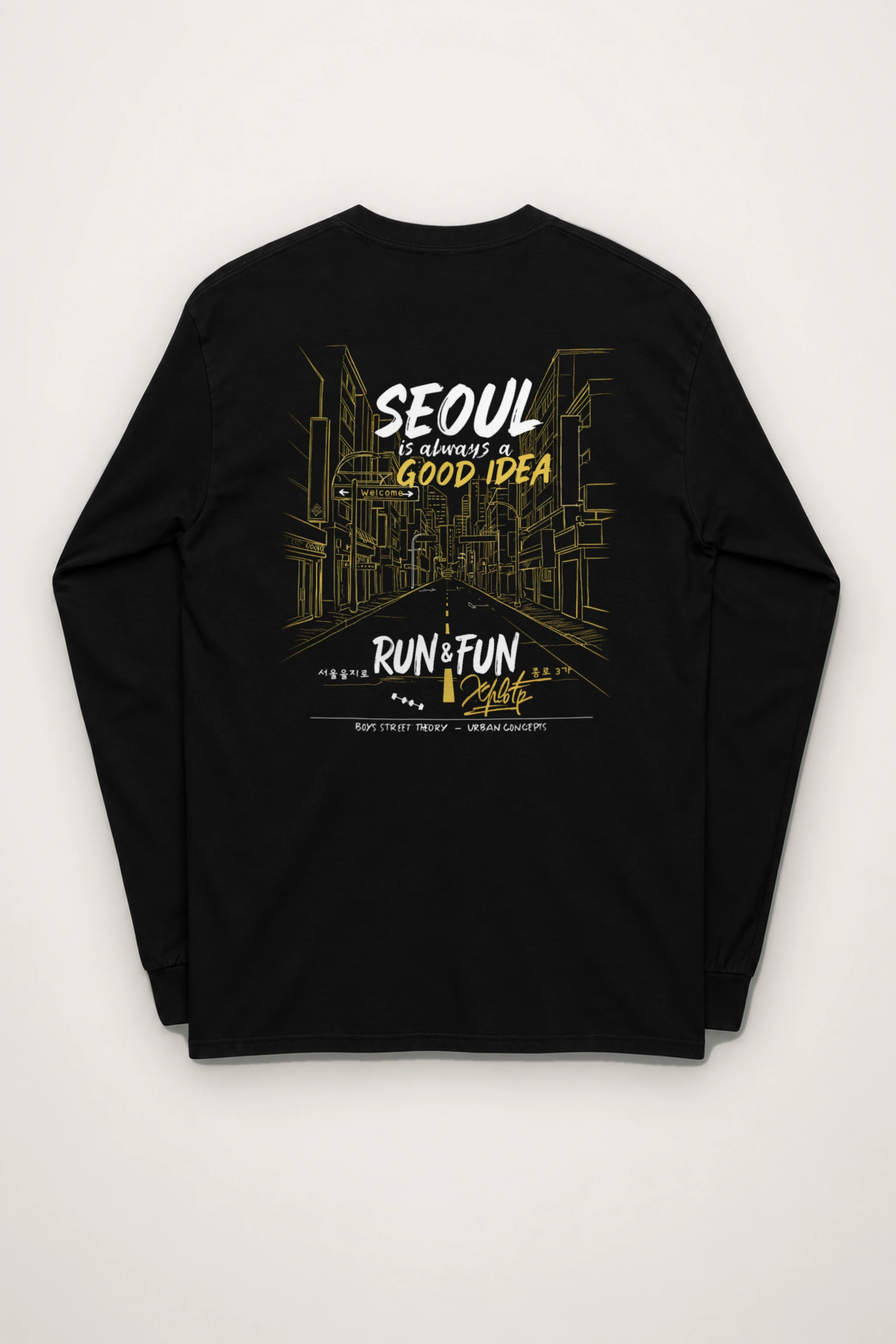 "Seoul Good Idea" Unisex Longsleeve T-shirt