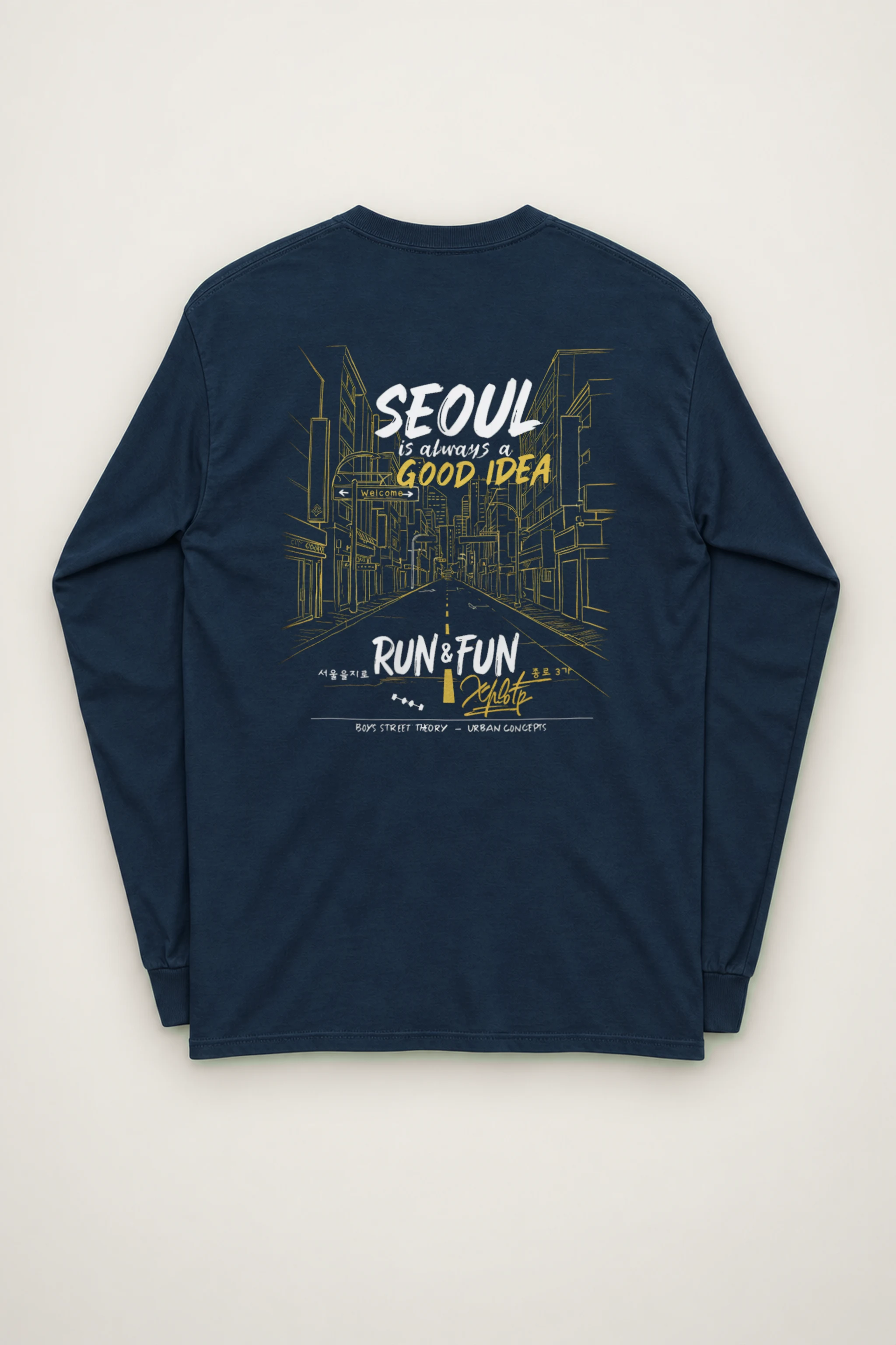 "Seoul Good Idea" Unisex Longsleeve T-shirt