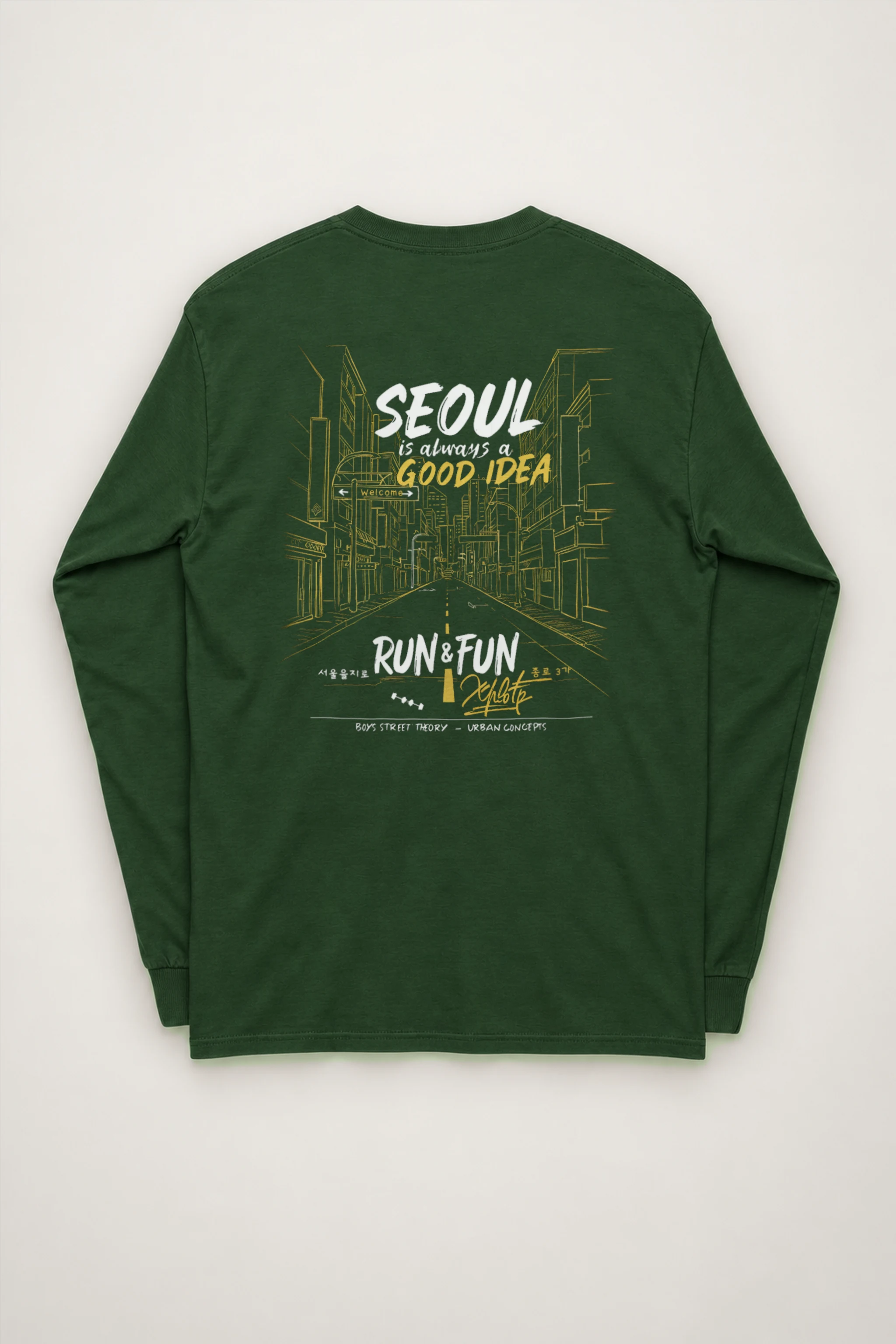 "Seoul Good Idea" Unisex Longsleeve T-shirt