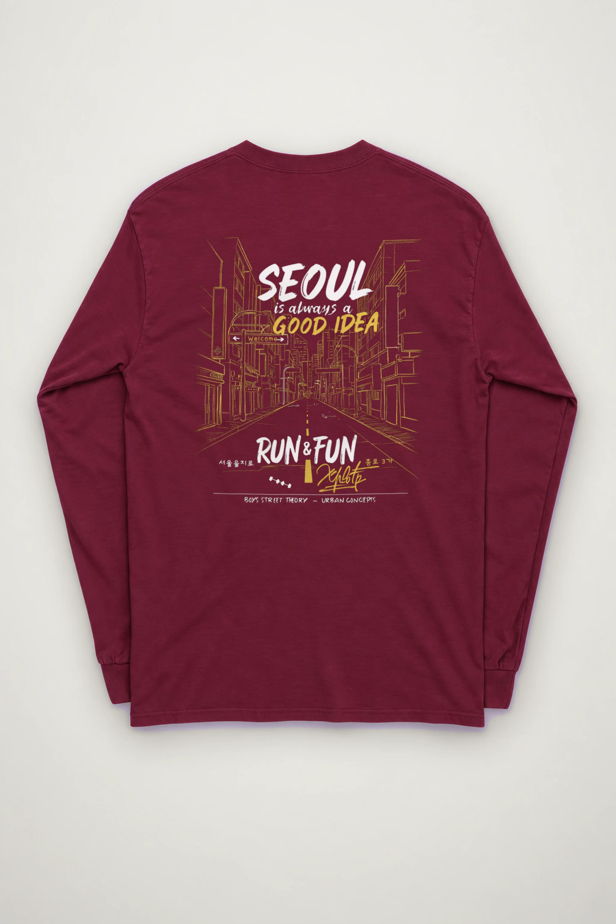 "Seoul Good Idea" Unisex Longsleeve T-shirt
