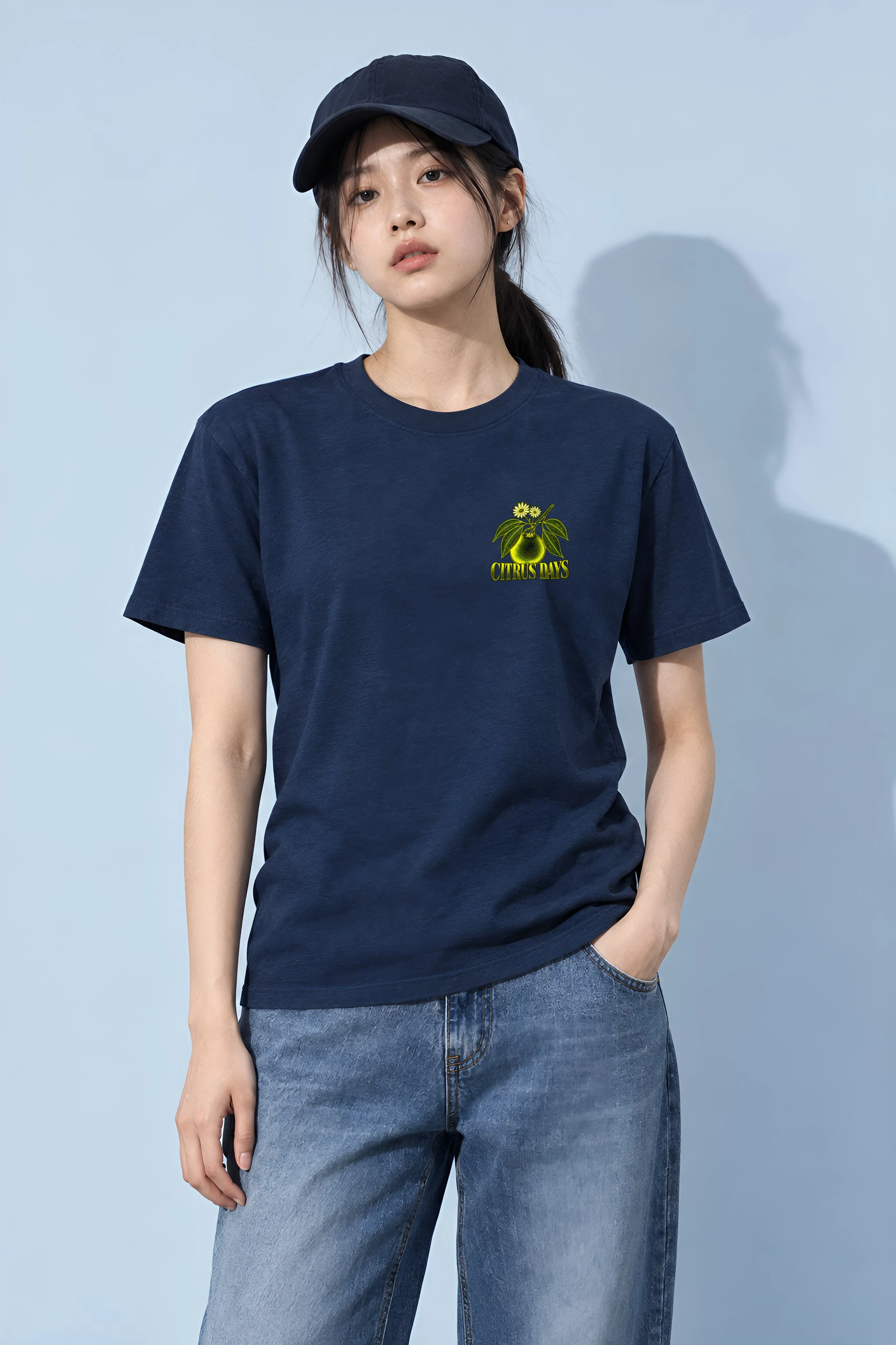 "Seoul Grove Archive" Heavyweight Unisex Crewneck T-shirt