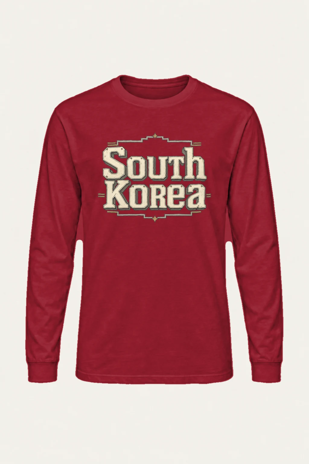 "Seoul Heritage Emblem" Unisex Longsleeve T-shirt | Gildan 2400