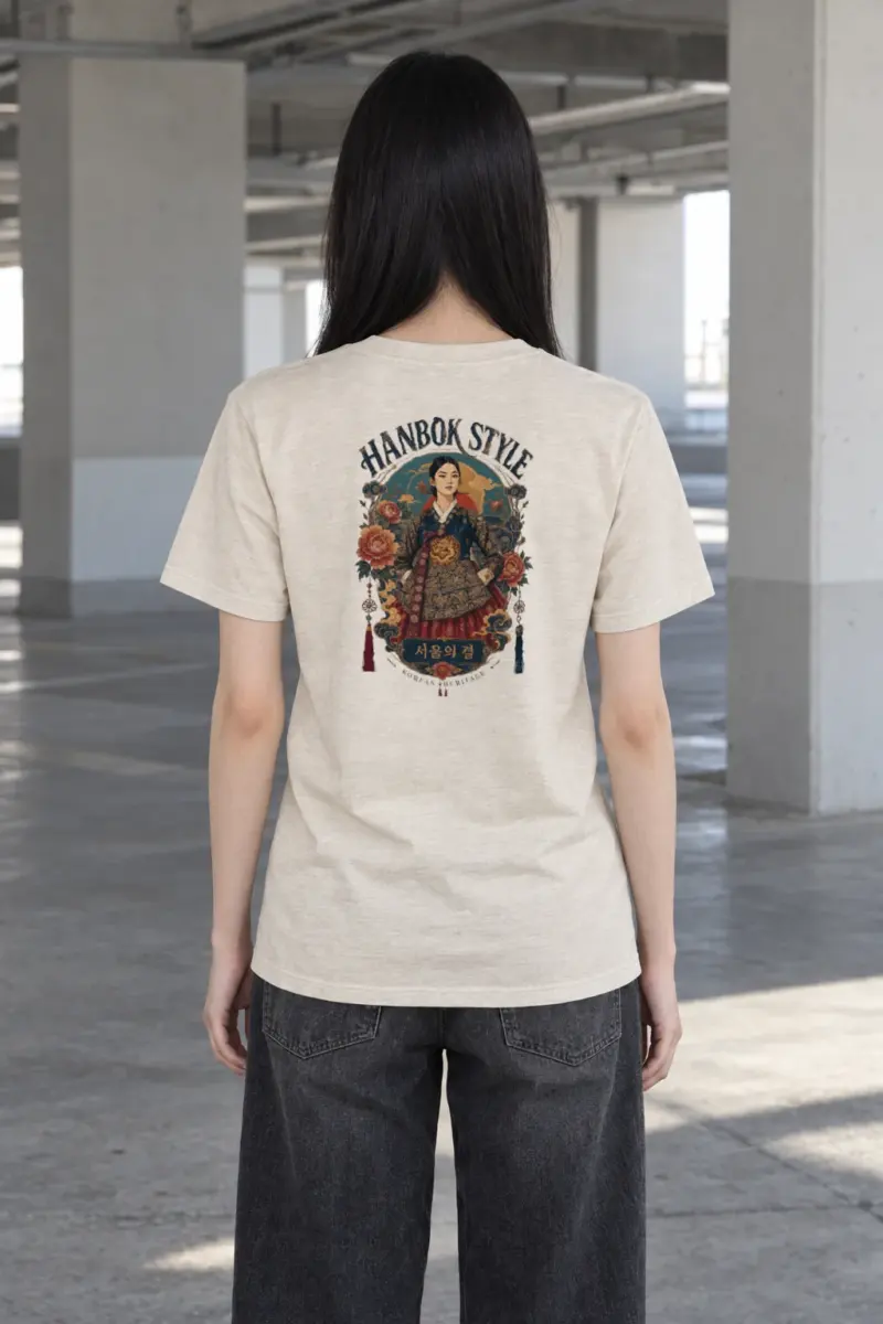 "Seoul Heritage Muse" Heavyweight Unisex Crewneck T-shirt