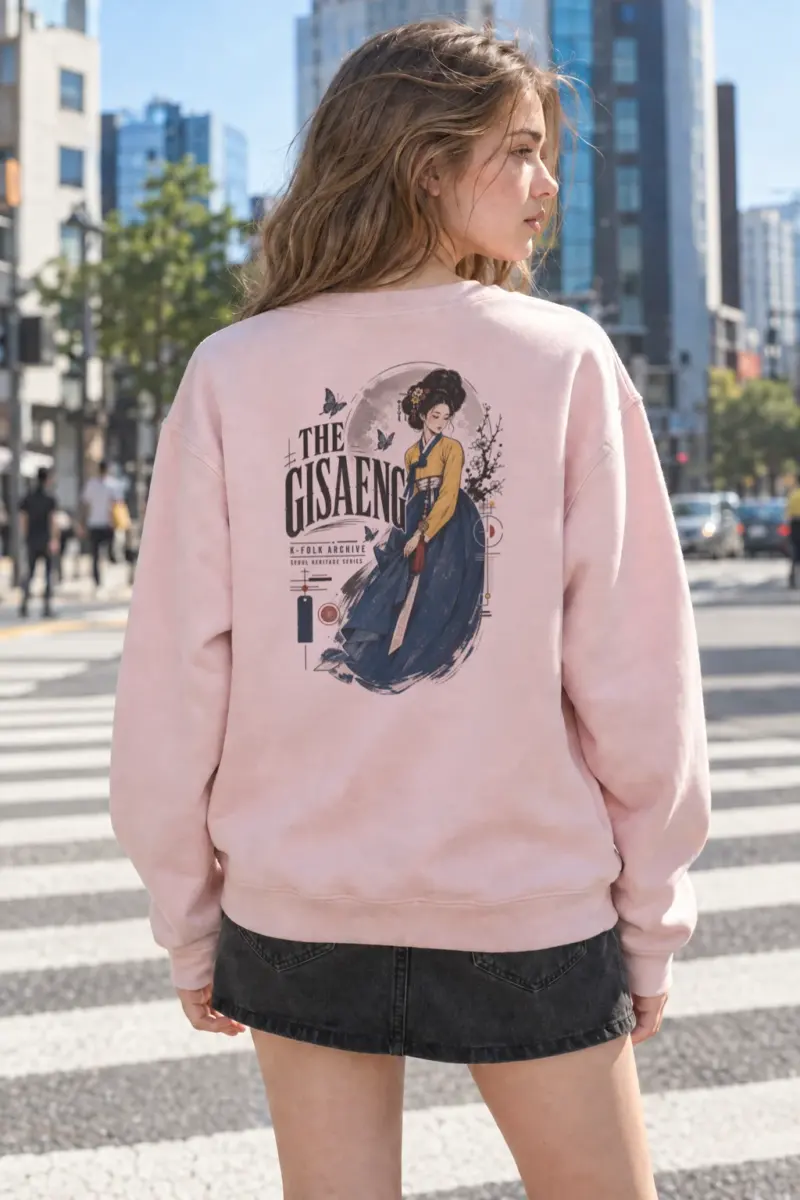 "Seoul Heritage Series" Heavy Blend Unisex Crewneck Sweatshirt | Gildan 18000