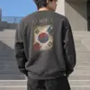 "Seoul Heritage Taegukki" Heavy Blend Unisex Crewneck Sweatshirt | Gildan 18000