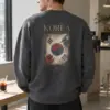 "Seoul Heritage Taegukki" Heavy Blend Unisex Crewneck Sweatshirt | Gildan 18000