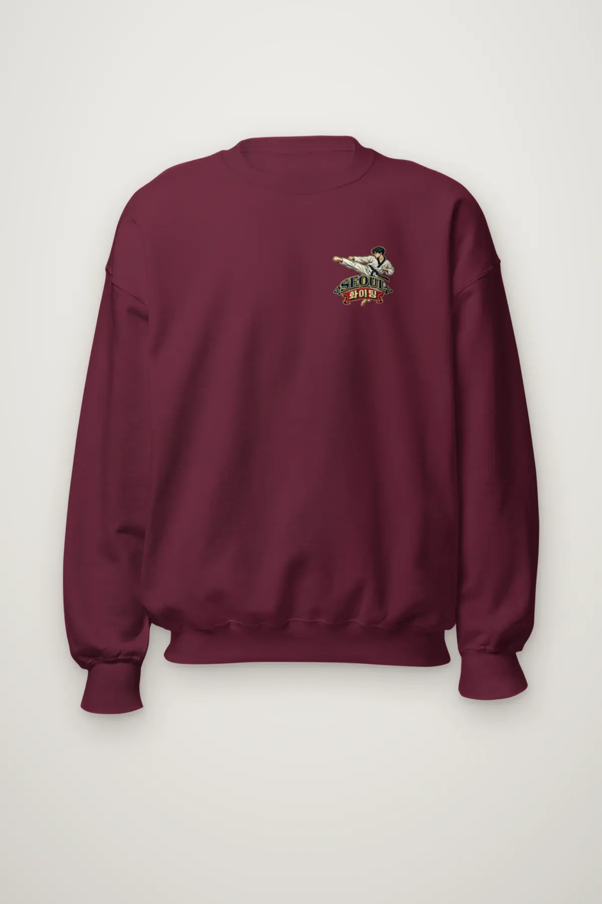 "Seoul Hwaiting" Heavy Blend Unisex Crewneck Sweatshirt