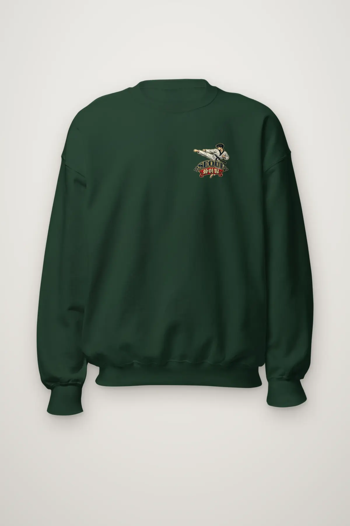 "Seoul Hwaiting" Heavy Blend Unisex Crewneck Sweatshirt
