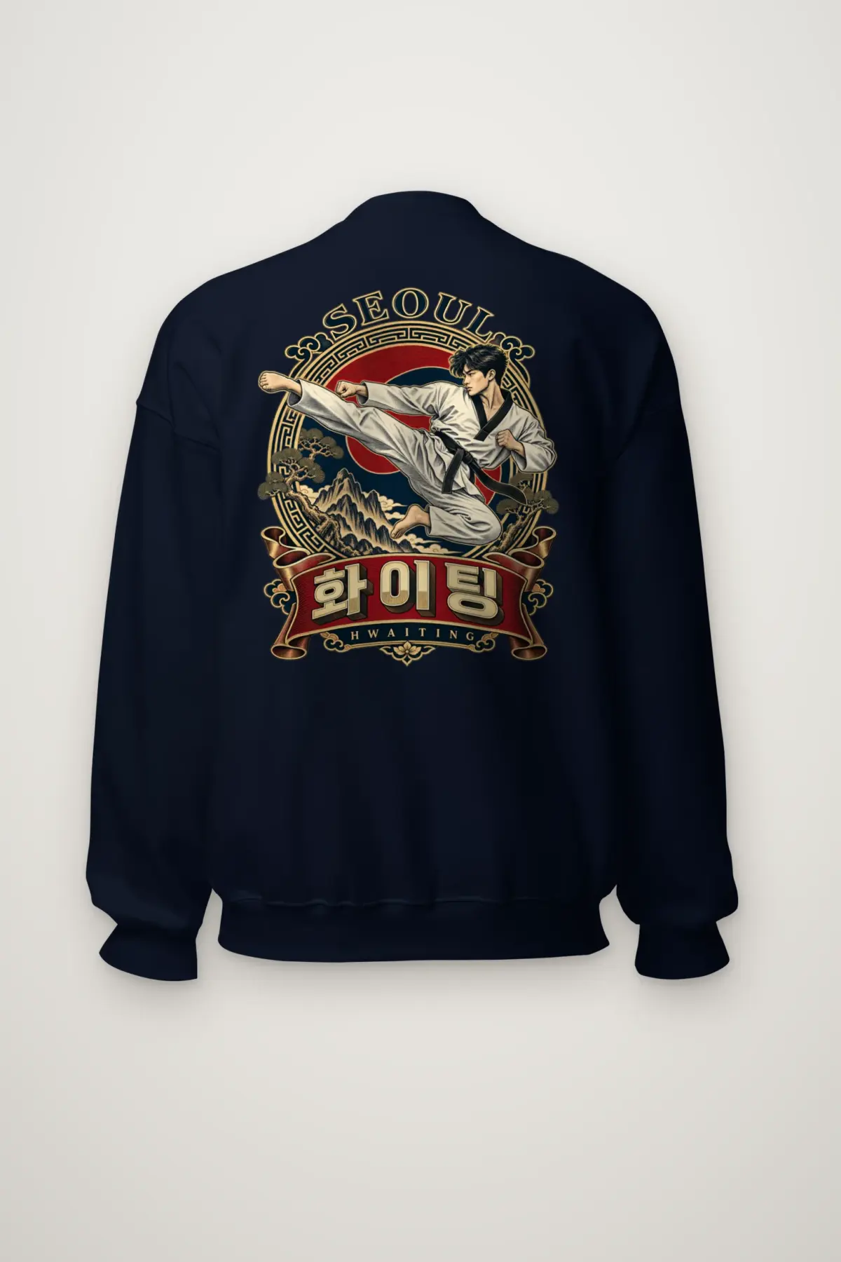 "Seoul Hwaiting" Heavy Blend Unisex Crewneck Sweatshirt