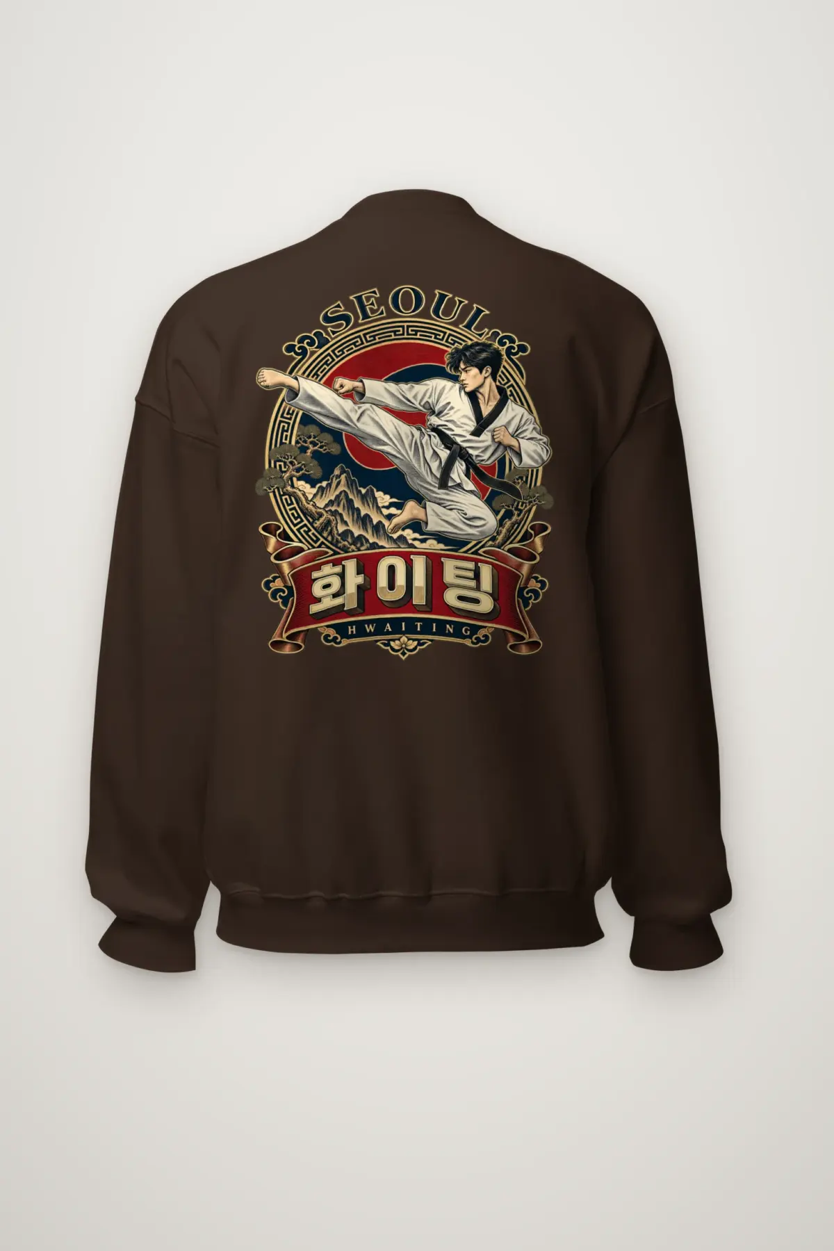 "Seoul Hwaiting" Heavy Blend Unisex Crewneck Sweatshirt