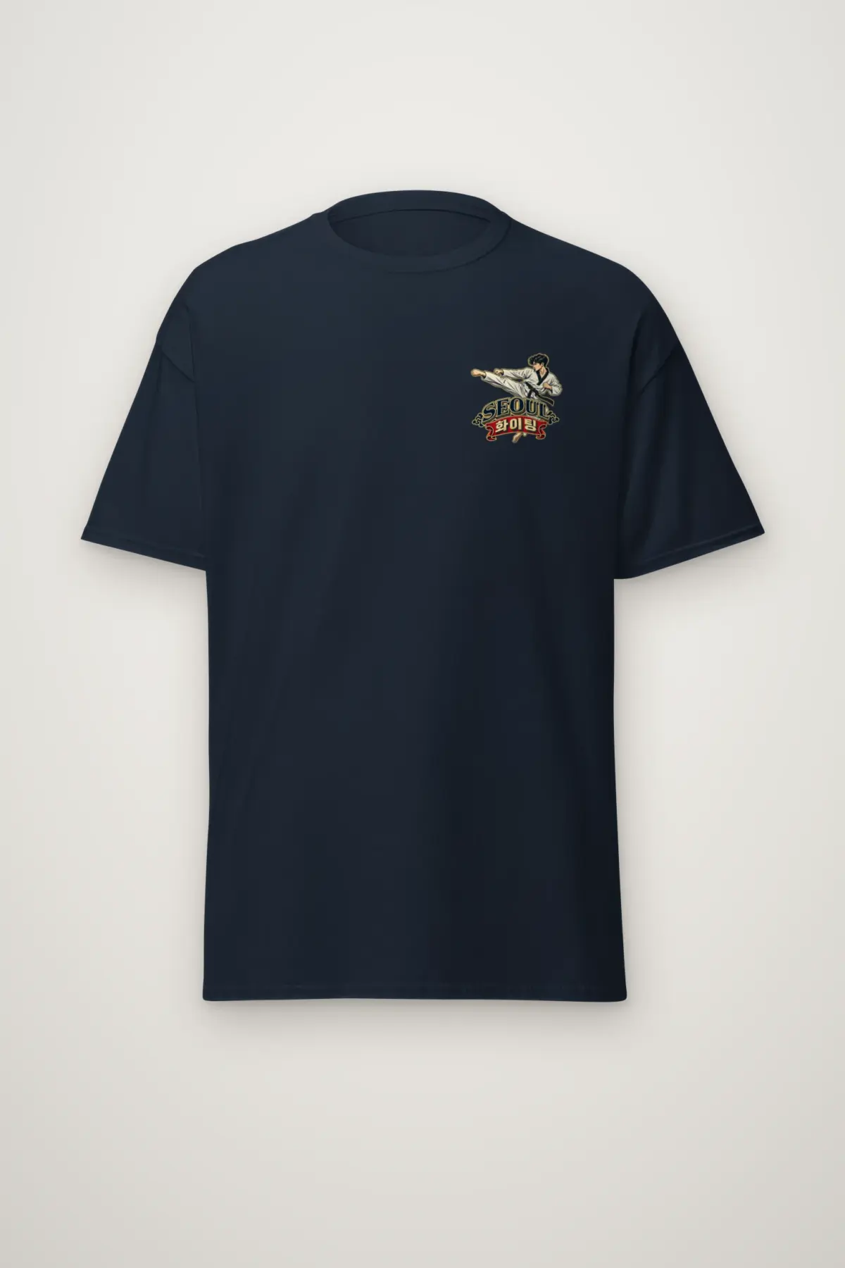 "Seoul Hwaiting" Heavyweight Unisex Crewneck T-shirt