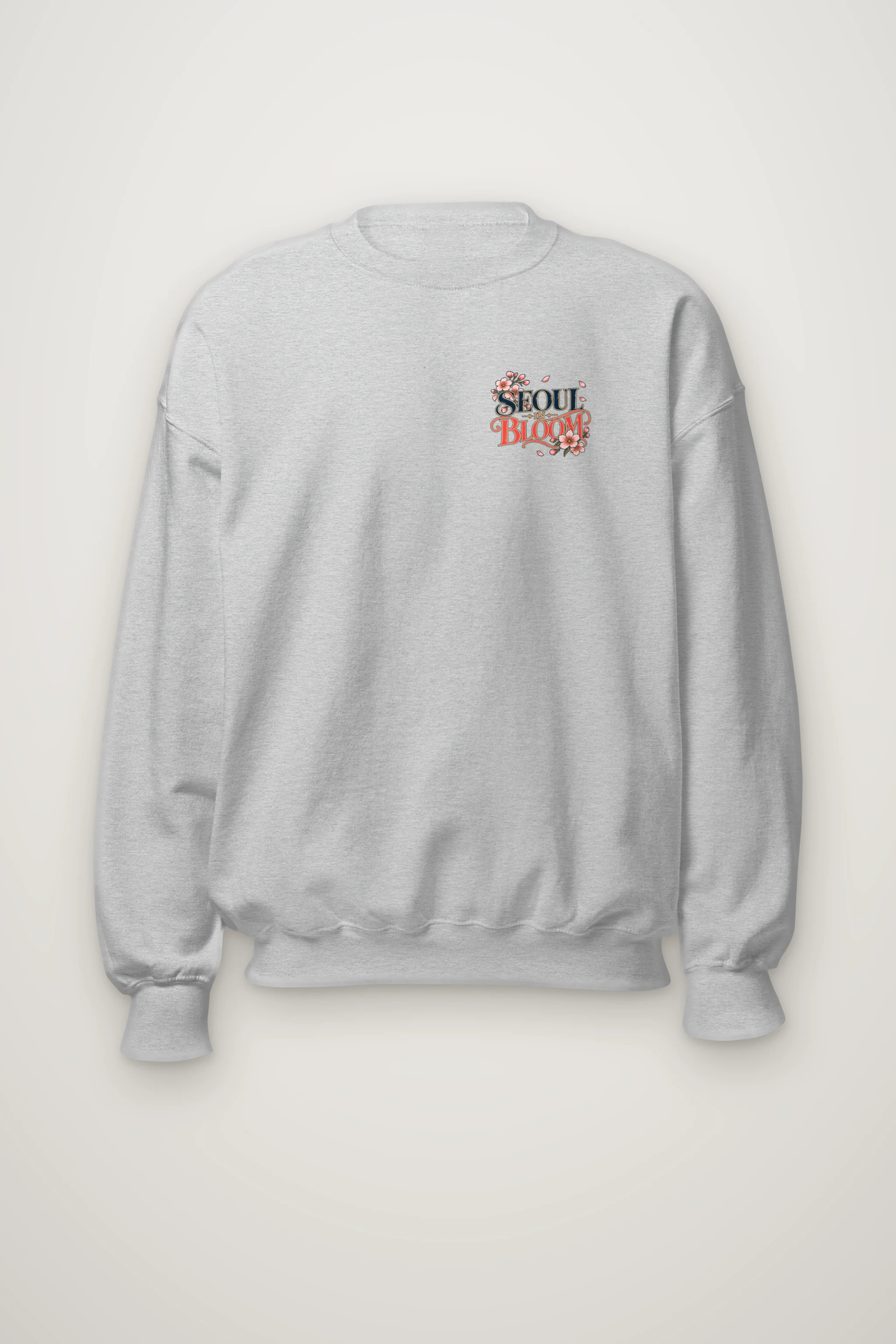 "Seoul In Bloom" Heavy Blend Unisex Crewneck Sweatshirt