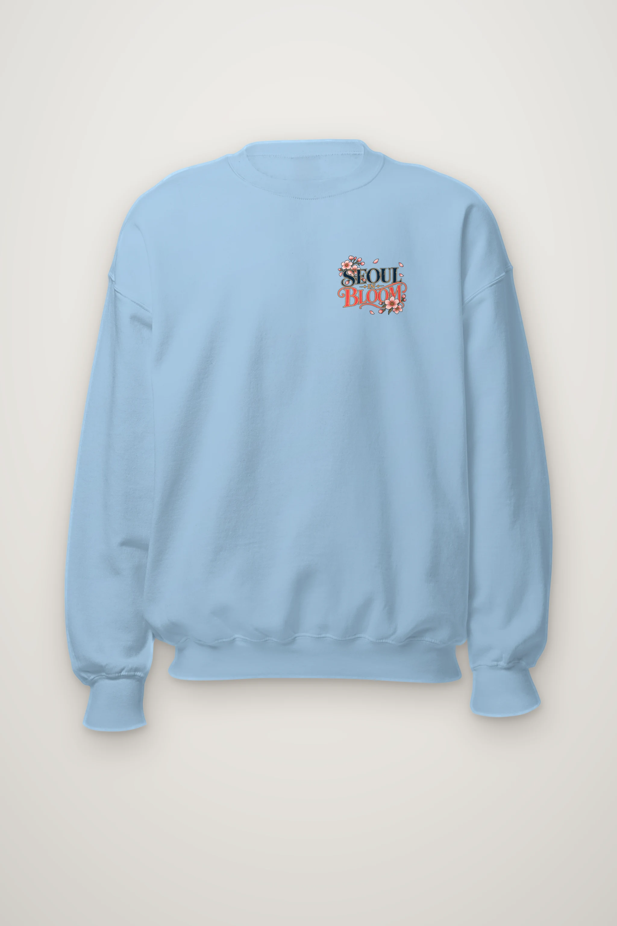 "Seoul In Bloom" Heavy Blend Unisex Crewneck Sweatshirt