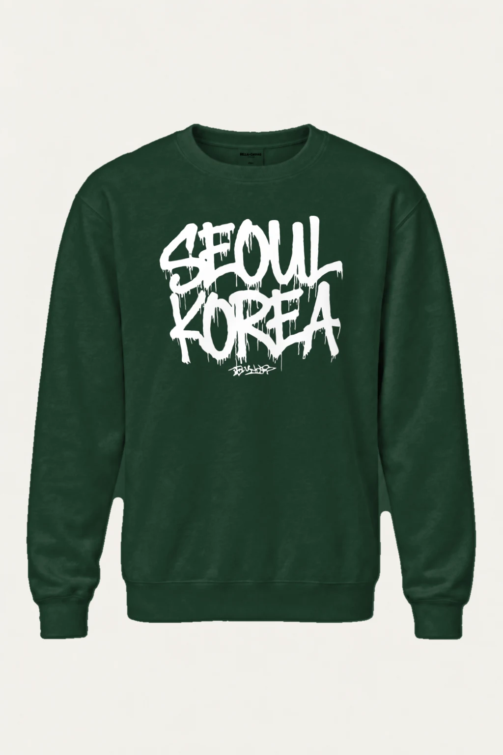 "Seoul Korea" Heavy Blend Unisex Crewneck Sweatshirt | Gildan 18000