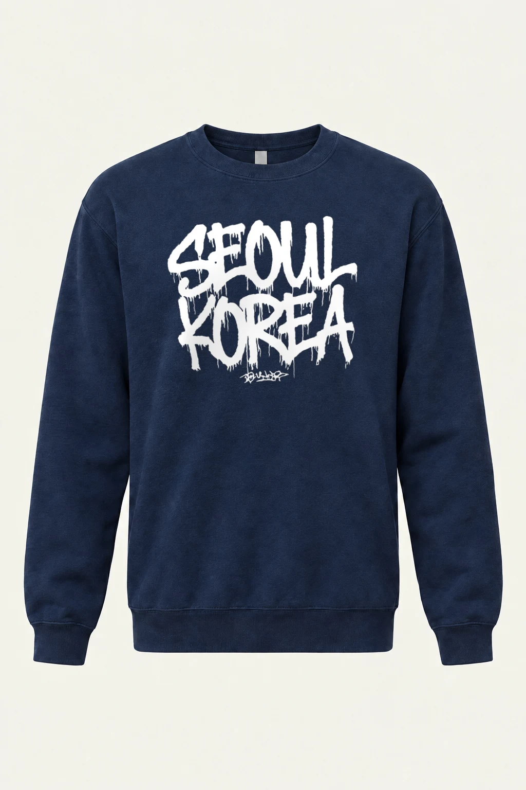 "Seoul Korea" Heavy Blend Unisex Crewneck Sweatshirt | Gildan 18000