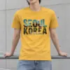 "Seoul Korea" Heavyweight Unisex Crewneck T-shirt
