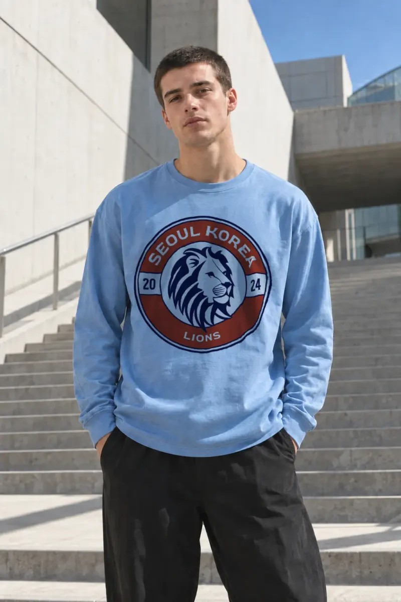 “Seoul Korea Lions” Unisex Longsleeve T-shirt | Gildan 2400