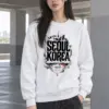 "Seoul City Collage" Heavy Blend Unisex Crewneck Sweatshirt | Gildan 18000