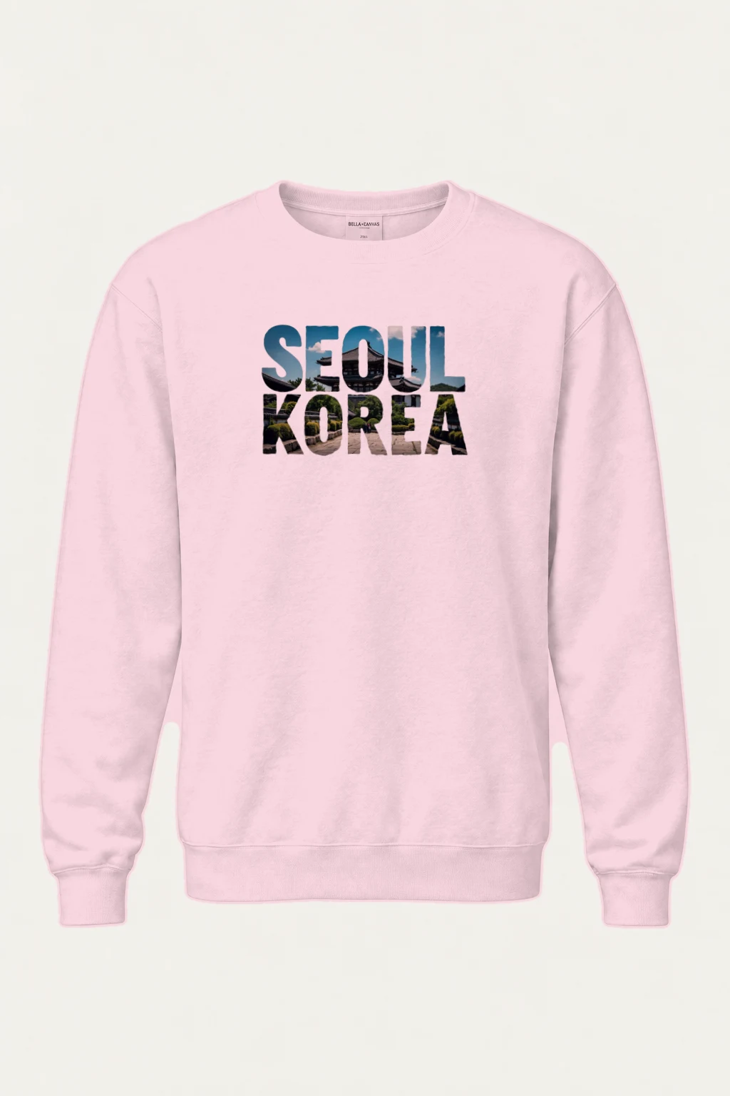 "Seoul Korea Palace" Heavy Blend Unisex Crewneck Sweatshirt | Gildan 18000