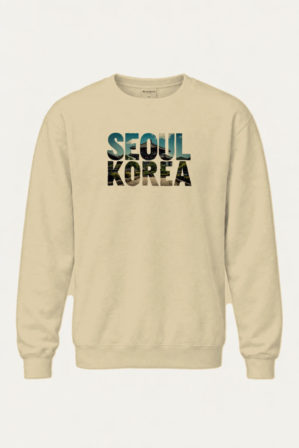 "Seoul Korea Palace" Heavy Blend Unisex Crewneck Sweatshirt | Gildan 18000