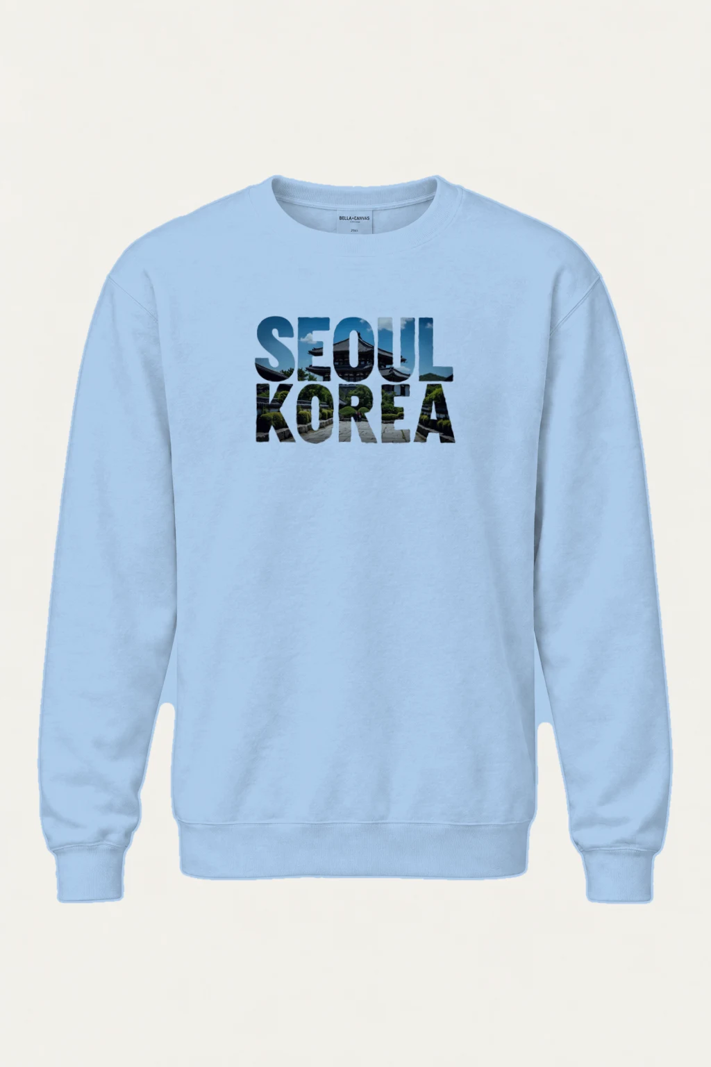"Seoul Korea Palace" Heavy Blend Unisex Crewneck Sweatshirt | Gildan 18000