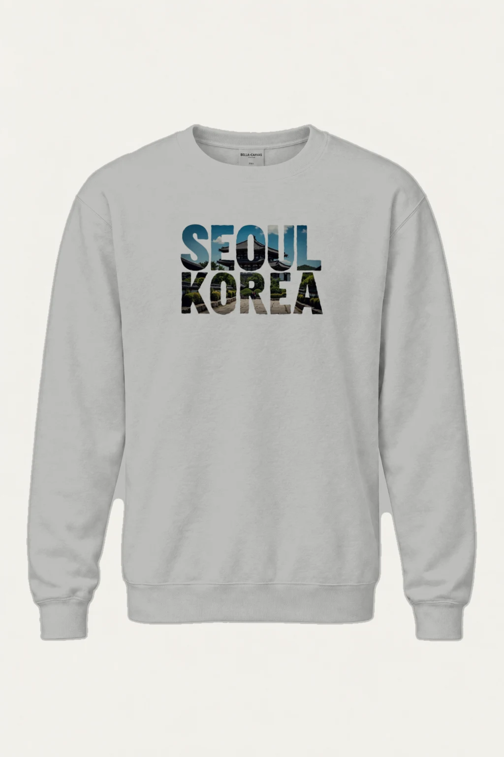"Seoul Korea Palace" Heavy Blend Unisex Crewneck Sweatshirt | Gildan 18000