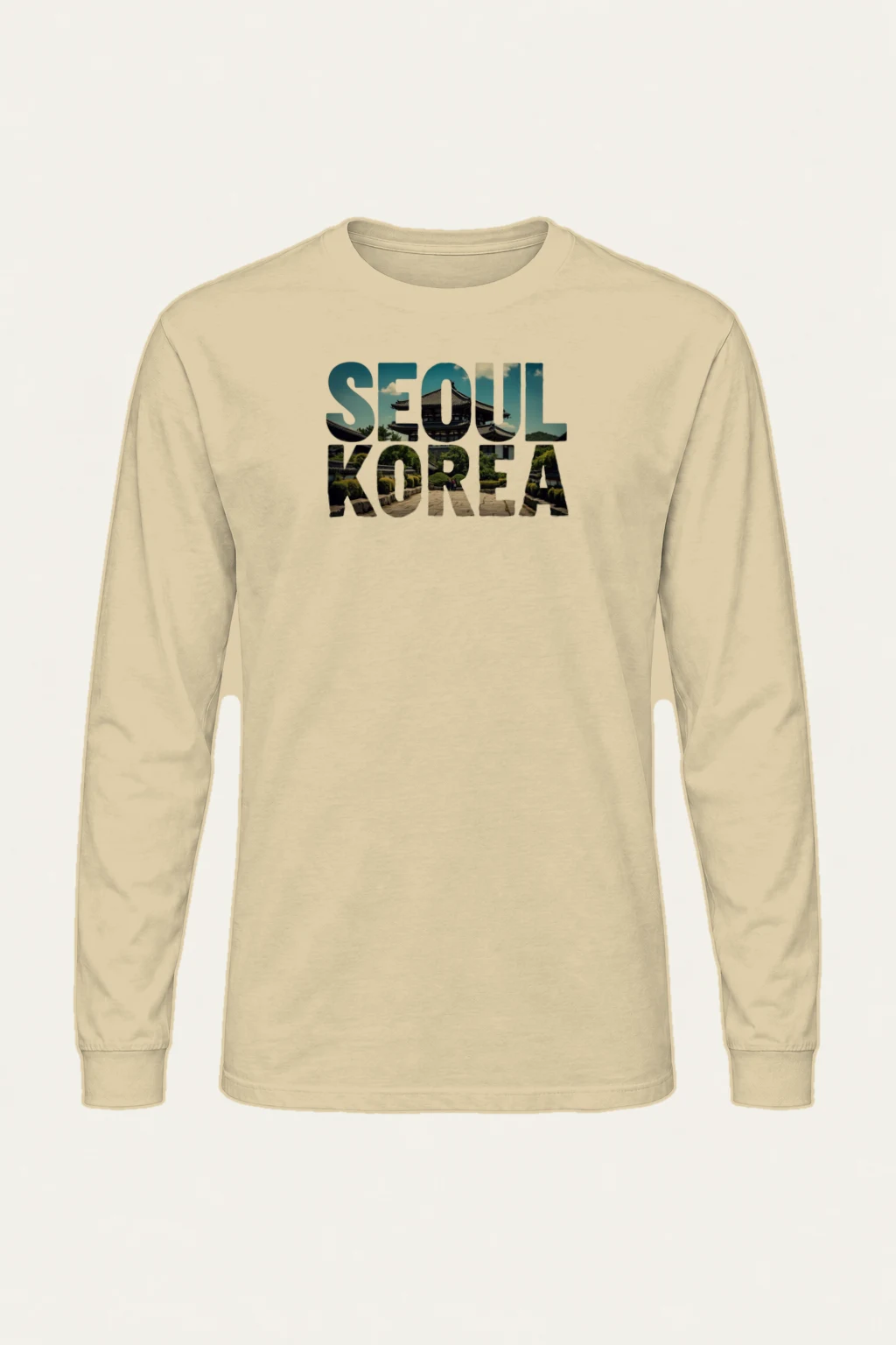 "Seoul Korea Palace" Unisex Longsleeve T-shirt | Gildan 2400