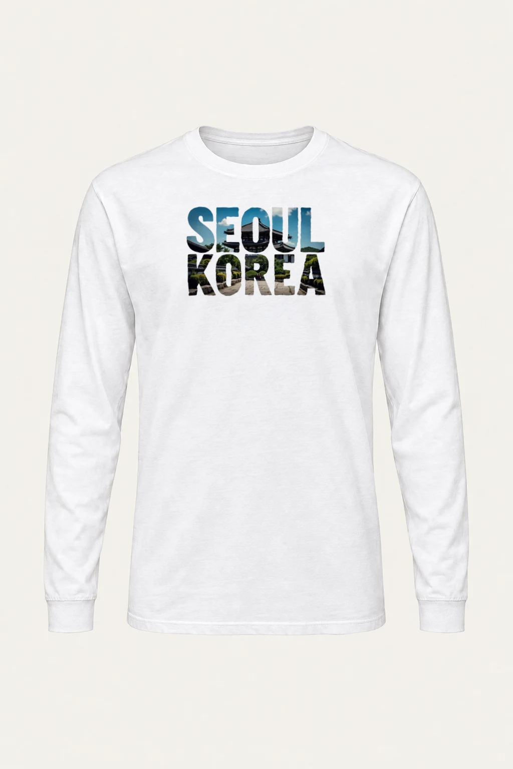 "Seoul Korea Palace" Unisex Longsleeve T-shirt | Gildan 2400