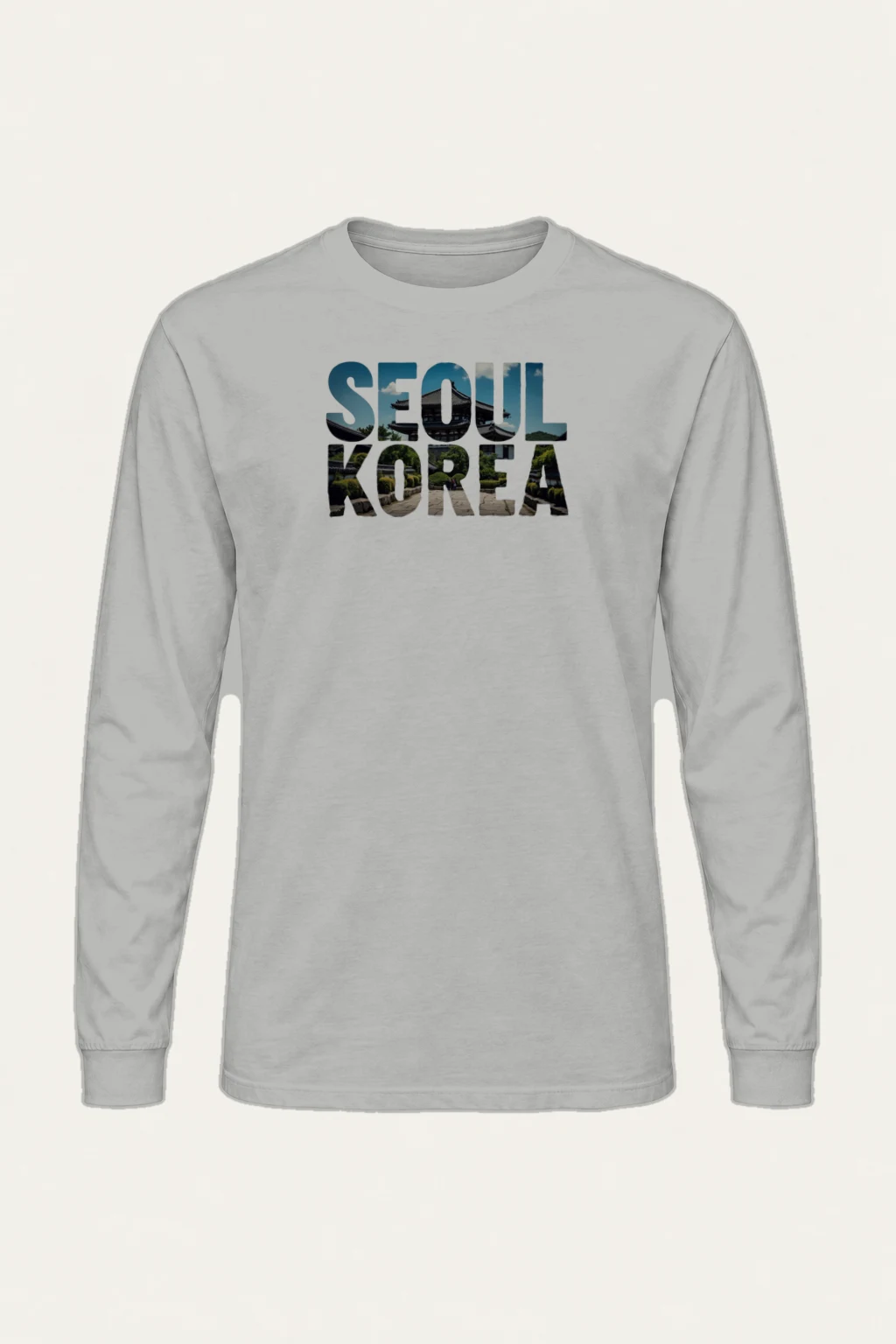 "Seoul Korea Palace" Unisex Longsleeve T-shirt | Gildan 2400