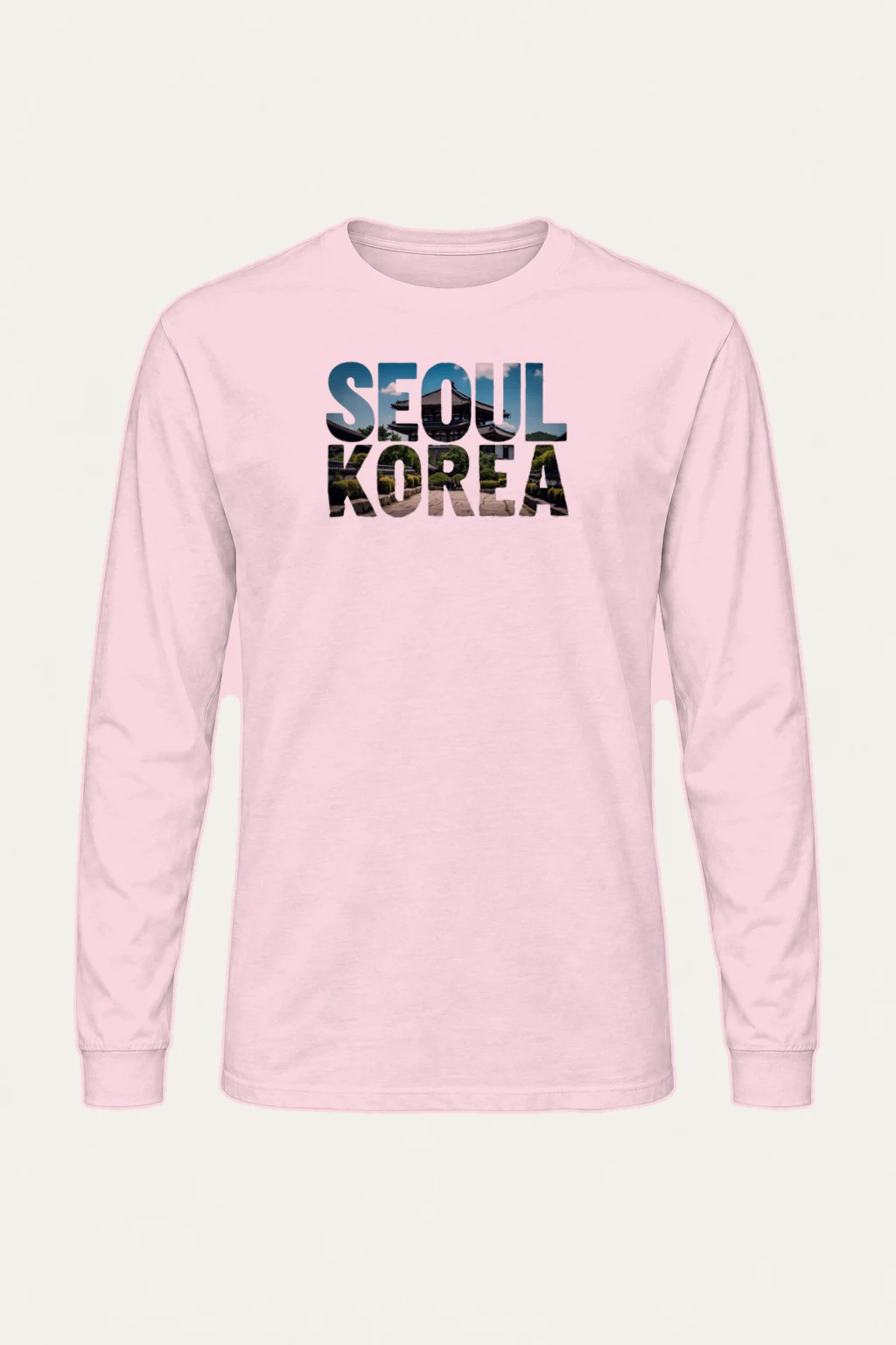 "Seoul Korea Palace" Unisex Longsleeve T-shirt | Gildan 2400