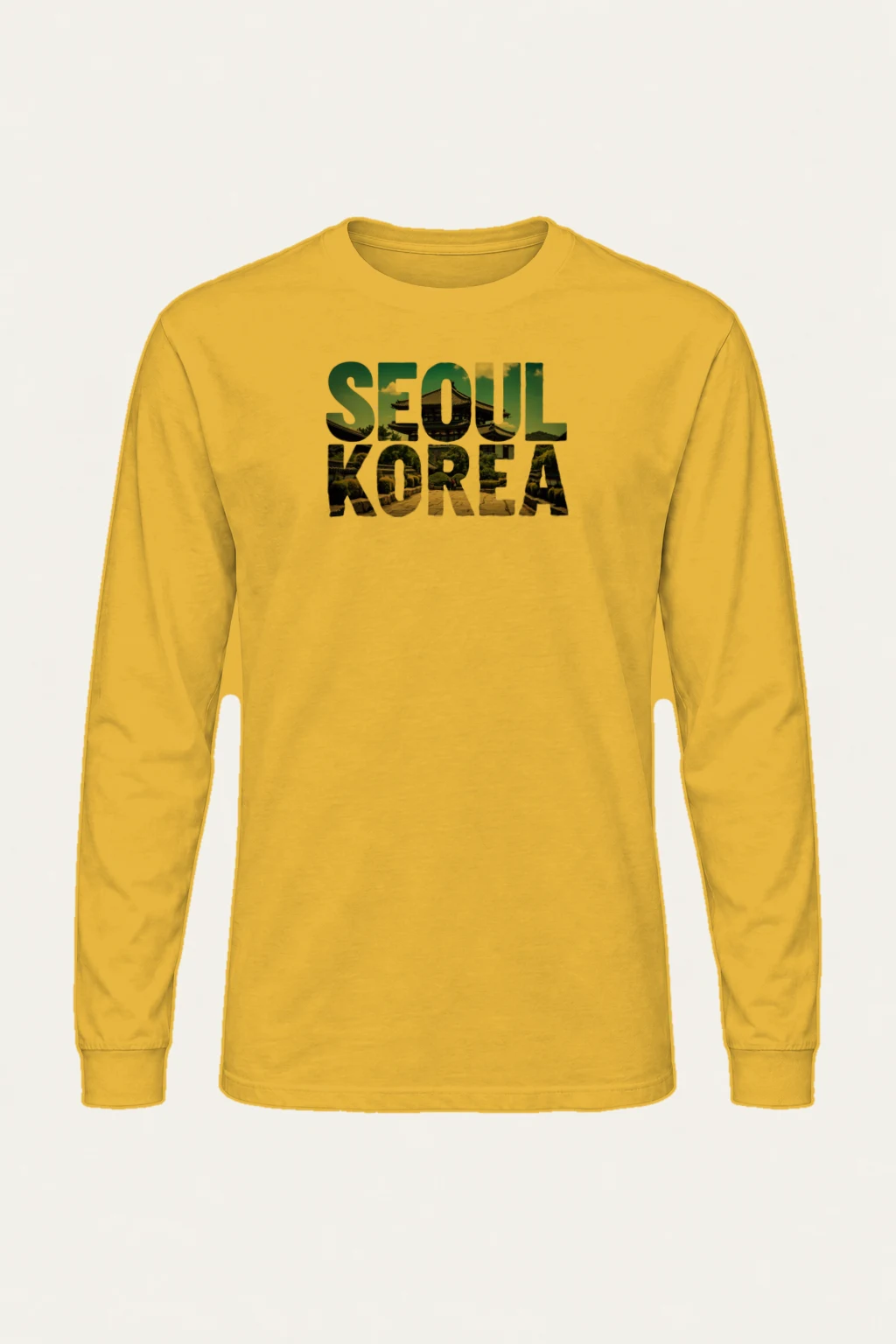"Seoul Korea Palace" Unisex Longsleeve T-shirt | Gildan 2400