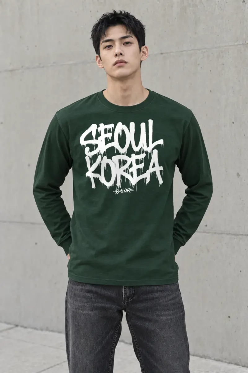 "Seoul Korea" Unisex Longsleeve T-shirt
