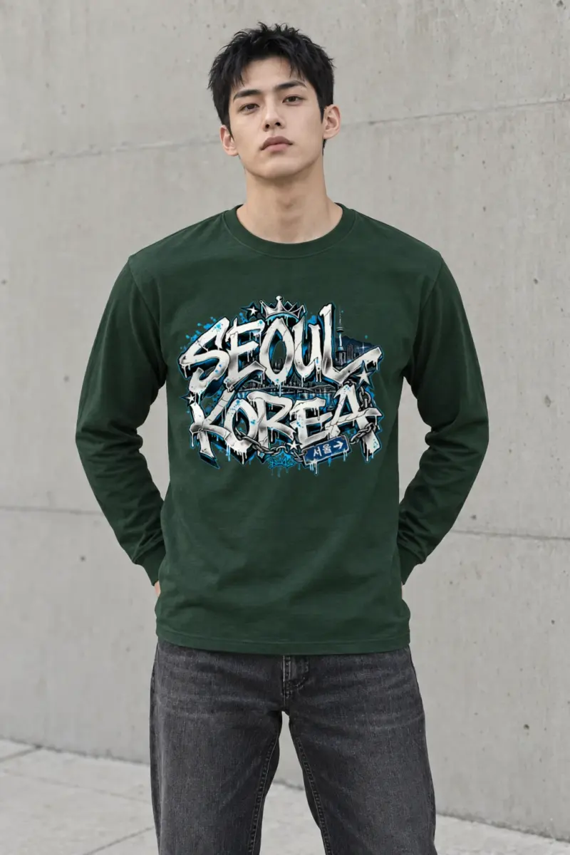 "Silver Seoul Crown" Unisex Longsleeve T-shirt