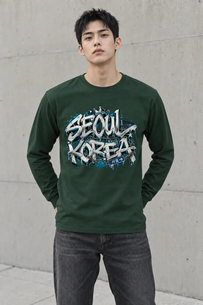 "Silver Seoul Crown" Unisex Longsleeve T-shirt