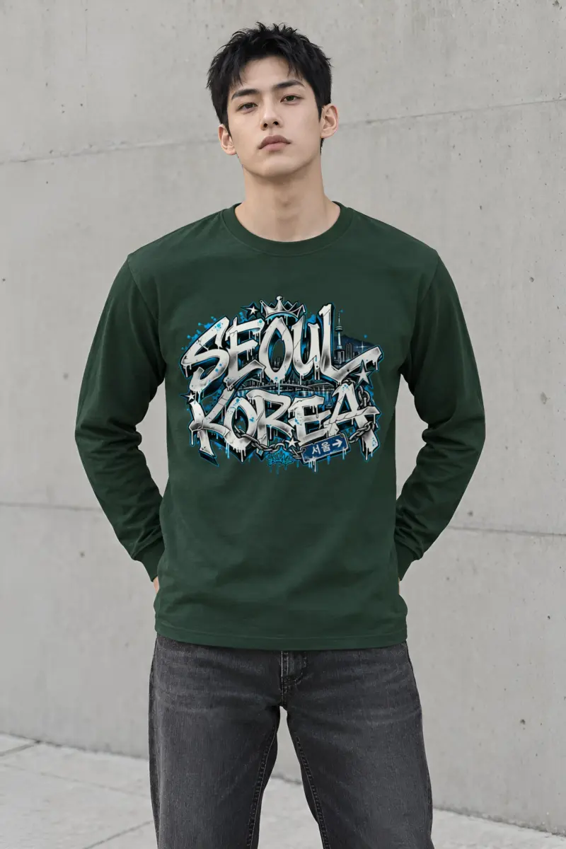 "Silver Seoul Crown" Unisex Longsleeve T-shirt