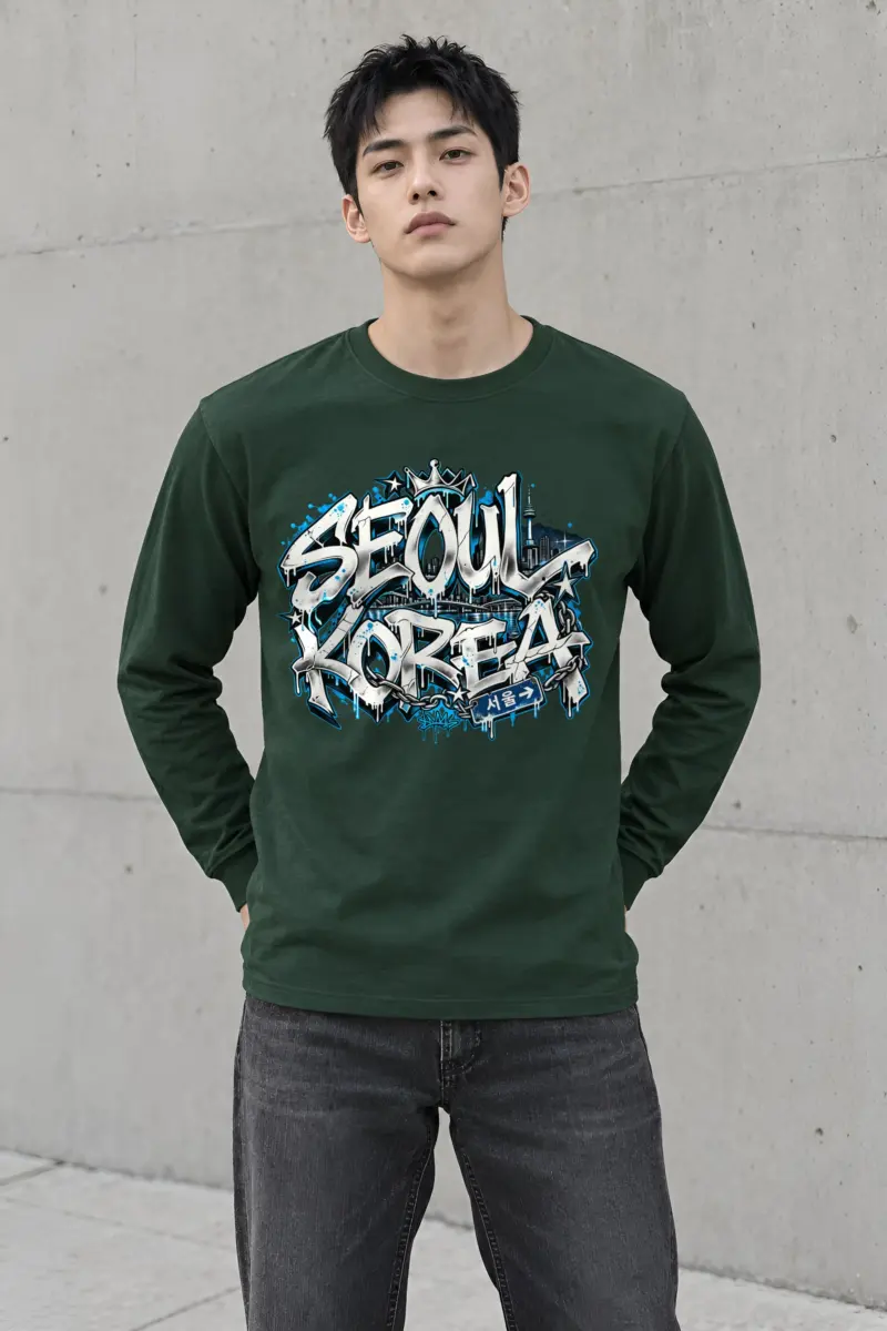 "Silver Seoul Crown" Unisex Longsleeve T-shirt